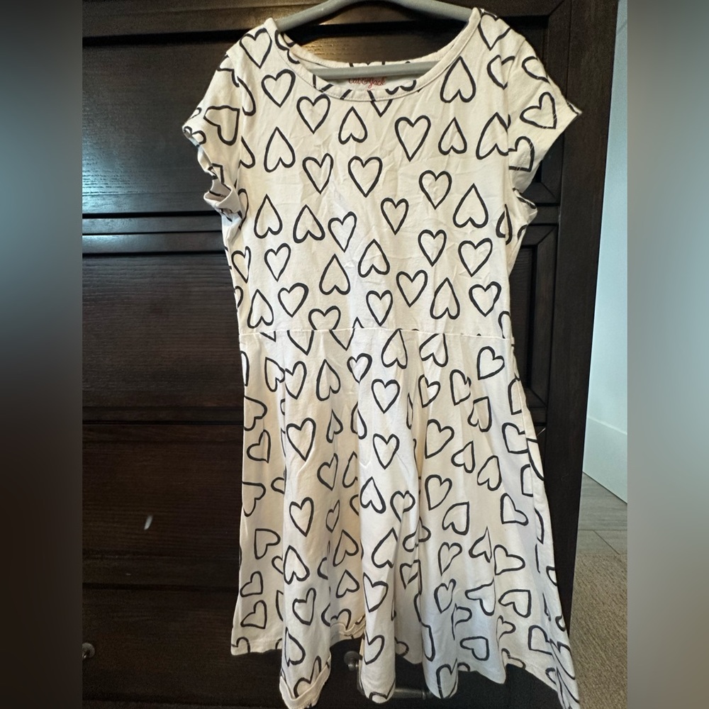 Girls heart dress